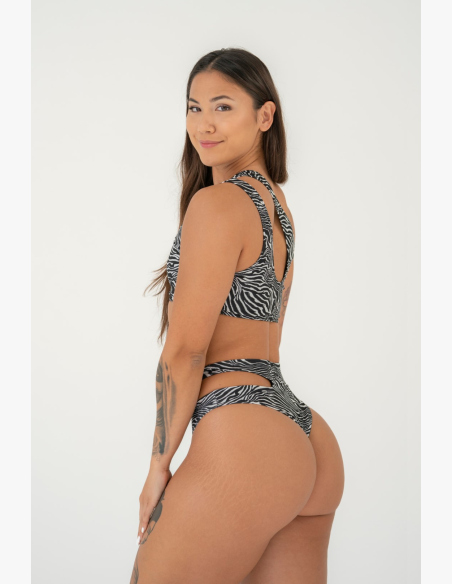 NEBBIA • NEBBIA SÃO GONÇALO bikini vrchní díl - zebra • Nebshop.cz