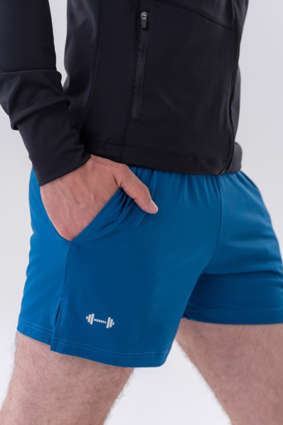 NEBBIA • NEBBIA Pantaloni corti funzionali ad asciugatura rapida "Airy" blu • Nebshop.it
