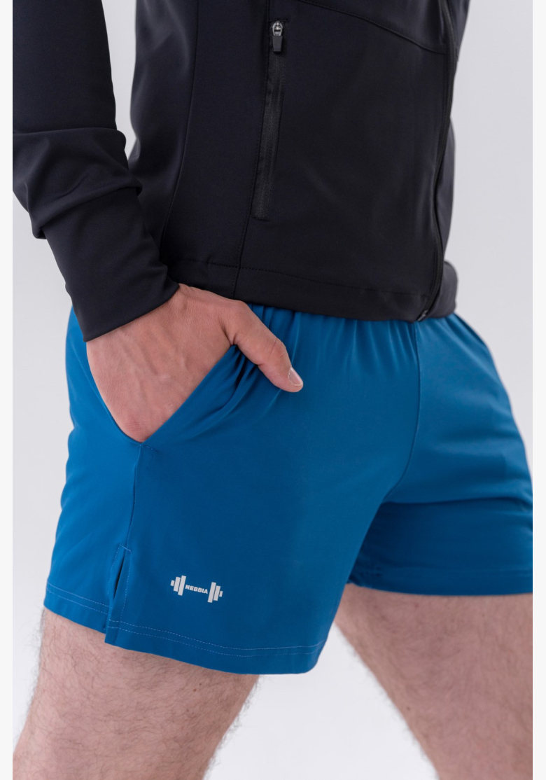 NEBBIA • NEBBIA Pantaloni corti funzionali ad asciugatura rapida "Airy" blu • Nebshop.it NEBBIA • NEBBIA Pantaloni corti funzionali ad asciugatura rapida "Airy" blu • Nebshop.it