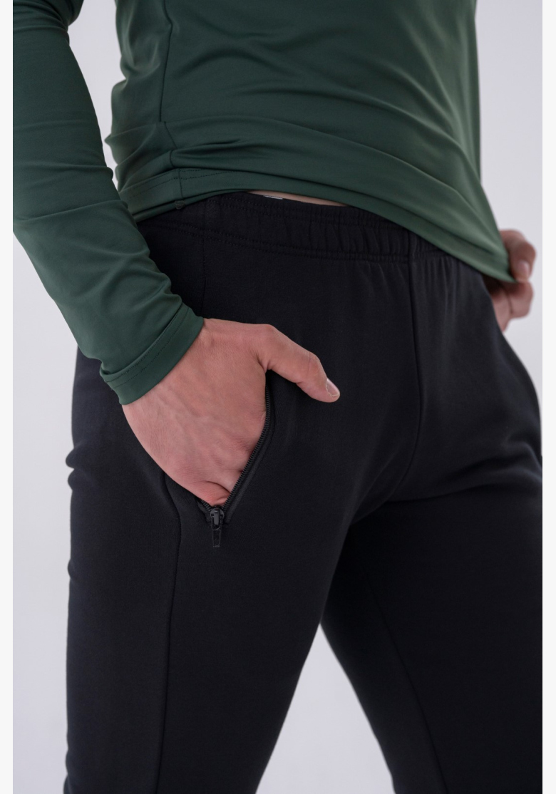 NEBBIA • NEBBIA Slim pantaloni con tasche con zip "Re-gain" neri • Nebshop.it NEBBIA • NEBBIA Slim pantaloni con tasche con zip "Re-gain" neri • Nebshop.it