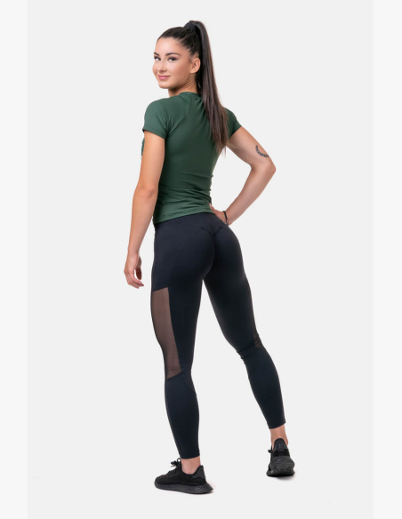 NEBBIA • Mesh legíny s vysokým pásom • NEBBIAshop.sk