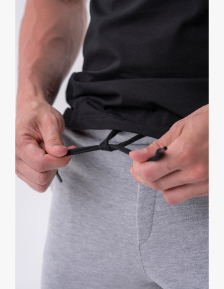 NEBBIA • NEBBIA Slim pantaloni con tasche laterali "Reset" grigi • Nebshop.it