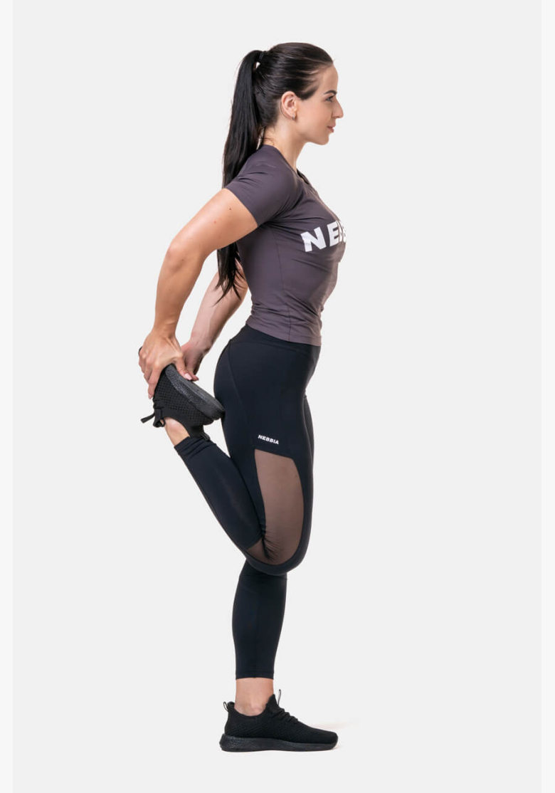 NEBBIA • Mesh legíny s vysokým pásom • NEBBIAshop.sk NEBBIA • Mesh legíny s vysokým pásom • NEBBIAshop.sk