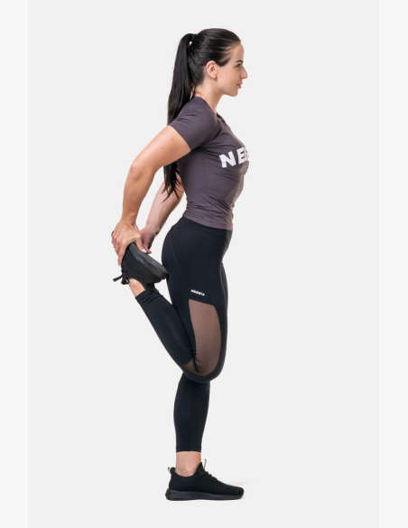 NEBBIA • Mesh legíny s vysokým pásom • NEBBIAshop.sk