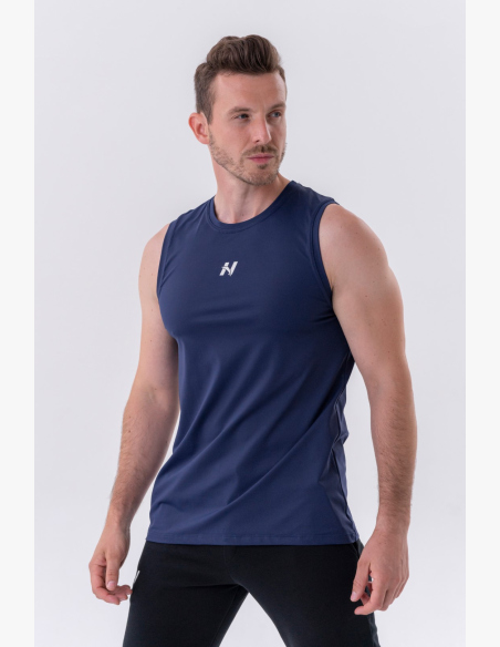 NEBBIA • NEBBIA Canotta sportiva funzionale "Power" blu • Nebshop.it