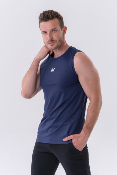 NEBBIA • NEBBIA Canotta sportiva funzionale "Power" blu • Nebshop.it
