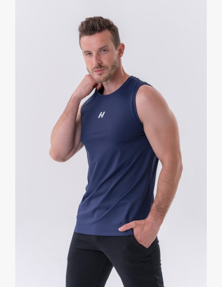 NEBBIA • NEBBIA Canotta sportiva funzionale "Power" blu • Nebshop.it