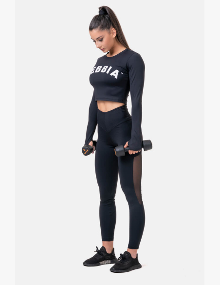 NEBBIA • Mesh legíny s vysokým pásom • NEBBIAshop.sk