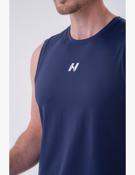 NEBBIA • NEBBIA Canotta sportiva funzionale "Power" blu • Nebshop.it
