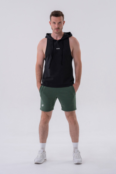 NEBBIA • NEBBIA Fitness tílko s kapucí černé • Nebshop.cz 2