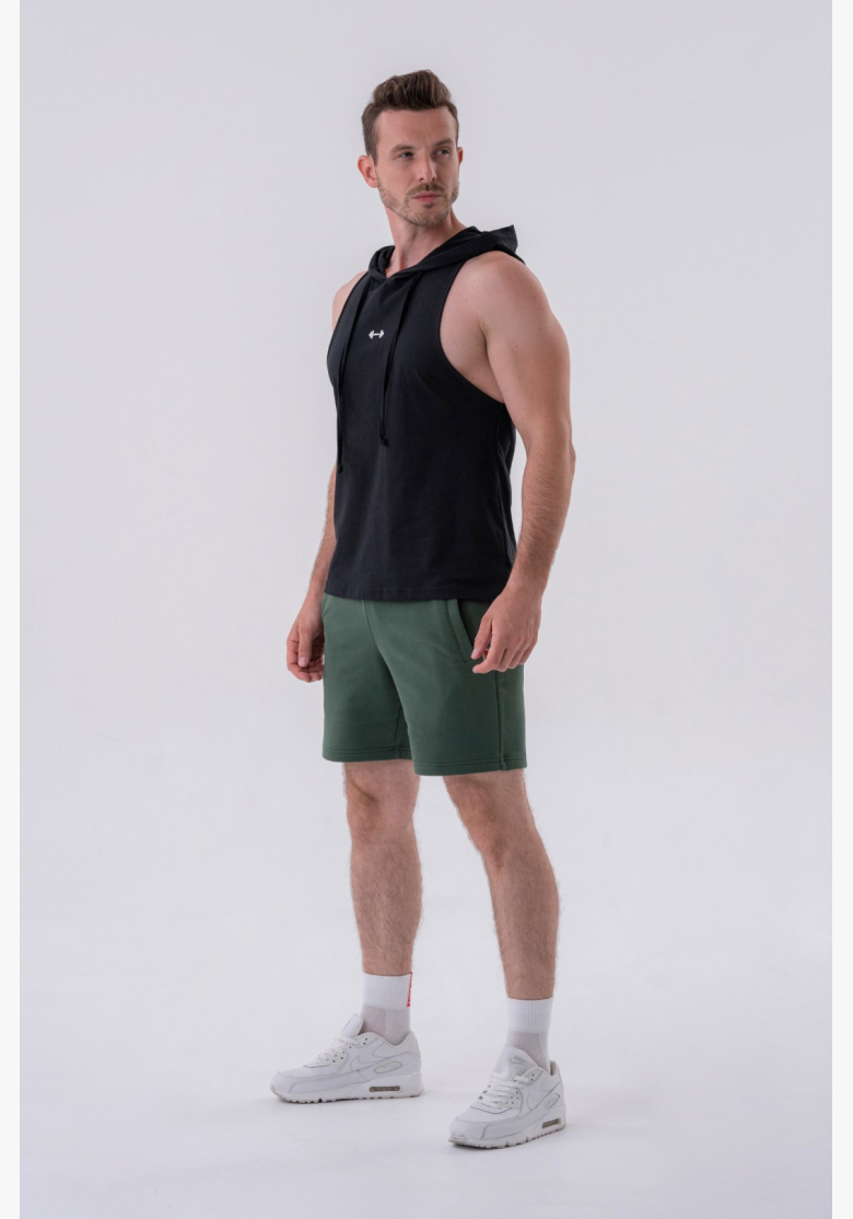 NEBBIA • NEBBIA Fitness canotta con cappuccio nera • Nebshop.cz NEBBIA • NEBBIA Fitness canotta con cappuccio nera • Nebshop.cz
