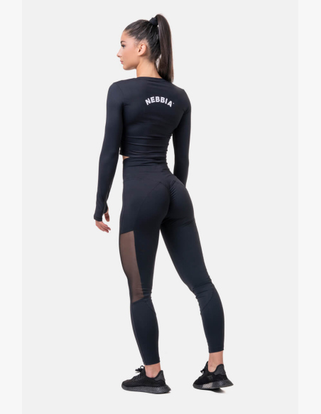 NEBBIA • Mesh legíny s vysokým pásom • NEBBIAshop.sk