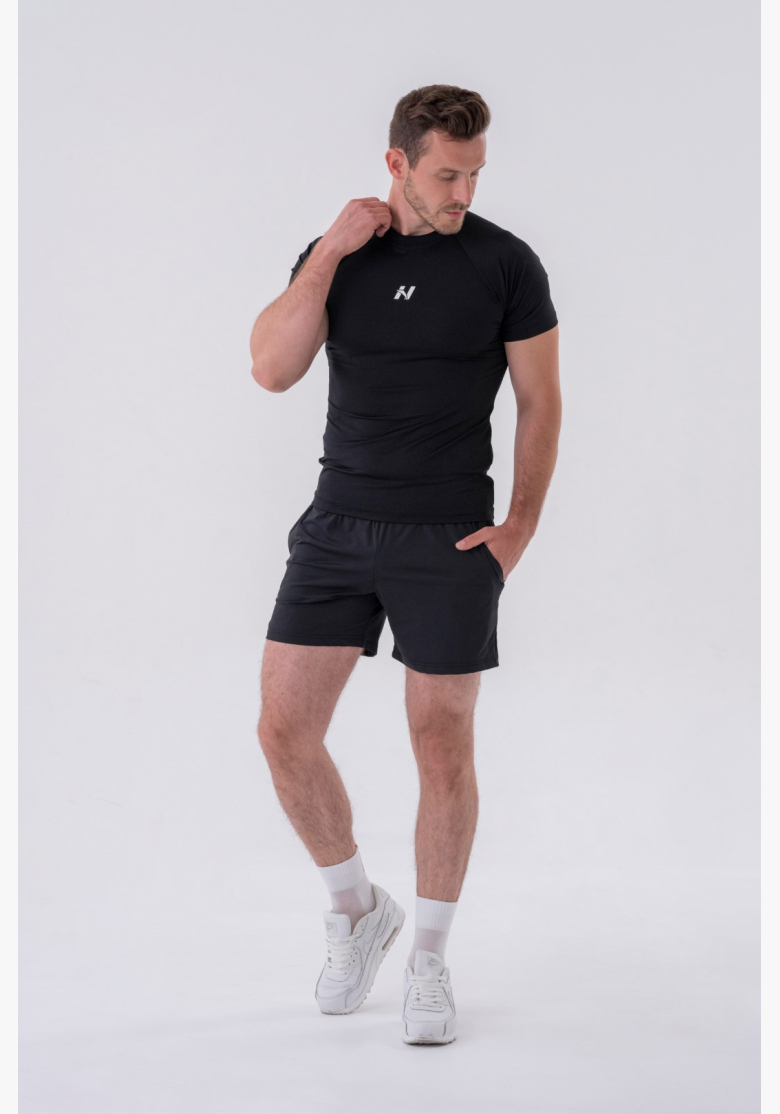 NEBBIA • NEBBIA Funkčné Slim-fit tričko čierne • Nebshop.sk NEBBIA • NEBBIA Funkčné Slim-fit tričko čierne • Nebshop.sk