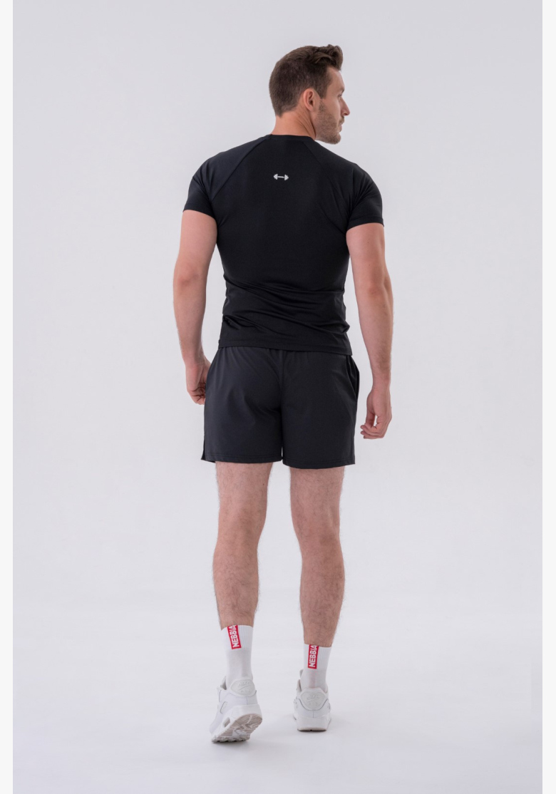 NEBBIA • NEBBIA Funkčné Slim-fit tričko čierne • Nebshop.sk NEBBIA • NEBBIA Funkčné Slim-fit tričko čierne • Nebshop.sk