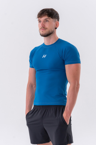 NEBBIA • NEBBIA Maglietta funzionale Slim-fit blu • Nebshop.cz 2