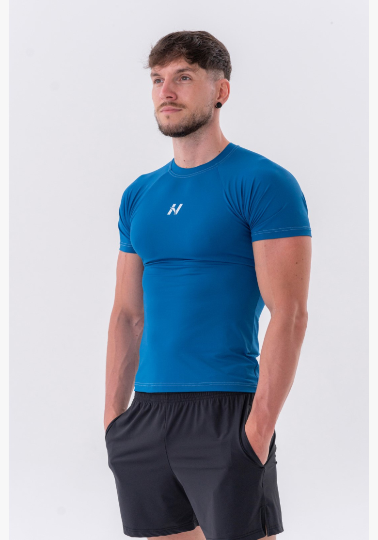 NEBBIA • NEBBIA Funkčné Slim-fit tričko modré • Nebshop.cz NEBBIA • NEBBIA Funkčné Slim-fit tričko modré • Nebshop.cz