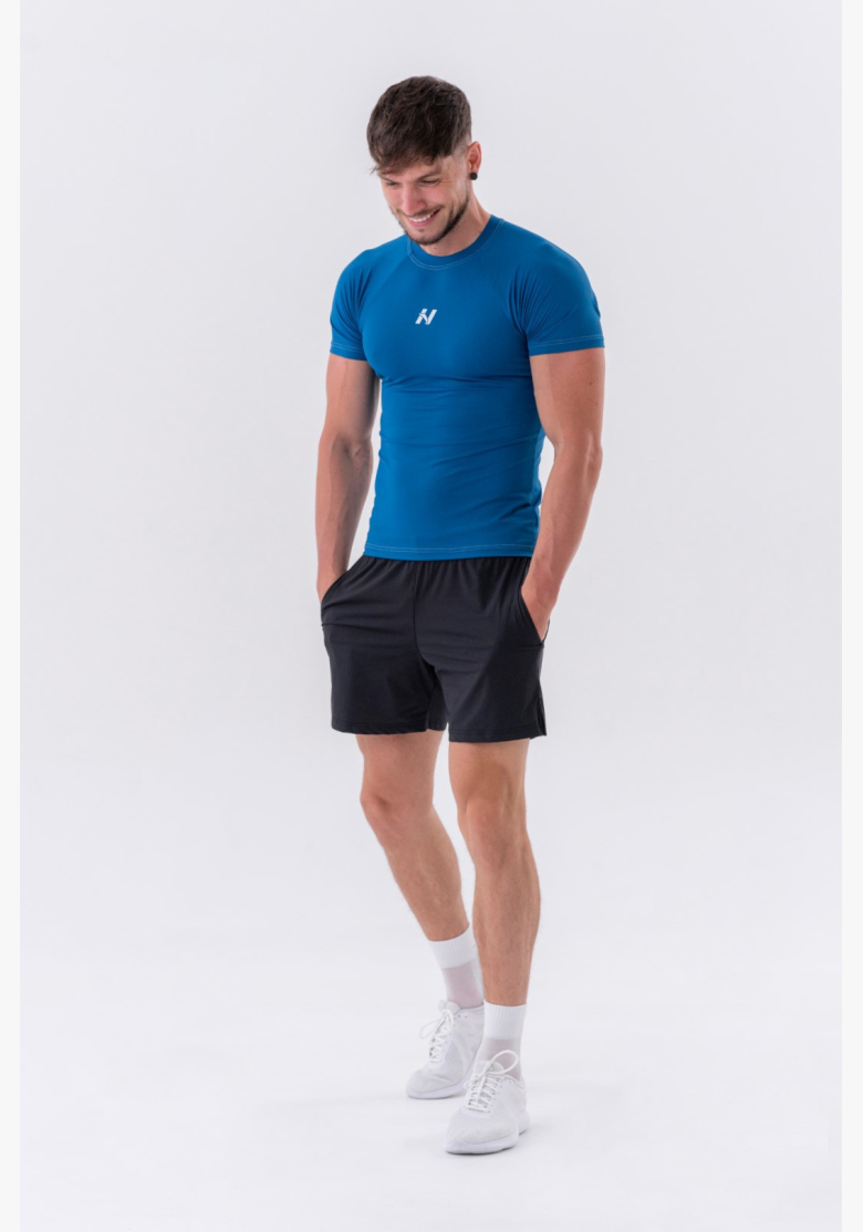 NEBBIA • NEBBIA Maglietta funzionale Slim-fit blu • Nebshop.cz NEBBIA • NEBBIA Maglietta funzionale Slim-fit blu • Nebshop.cz