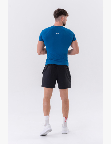 NEBBIA • NEBBIA Maglietta funzionale Slim-fit blu • Nebshop.cz