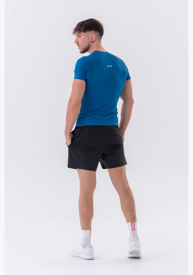 NEBBIA • NEBBIA Funkčné Slim-fit tričko modré • Nebshop.cz NEBBIA • NEBBIA Funkčné Slim-fit tričko modré • Nebshop.cz