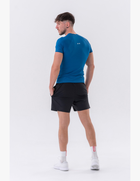 NEBBIA • NEBBIA Maglietta funzionale Slim-fit blu • Nebshop.cz