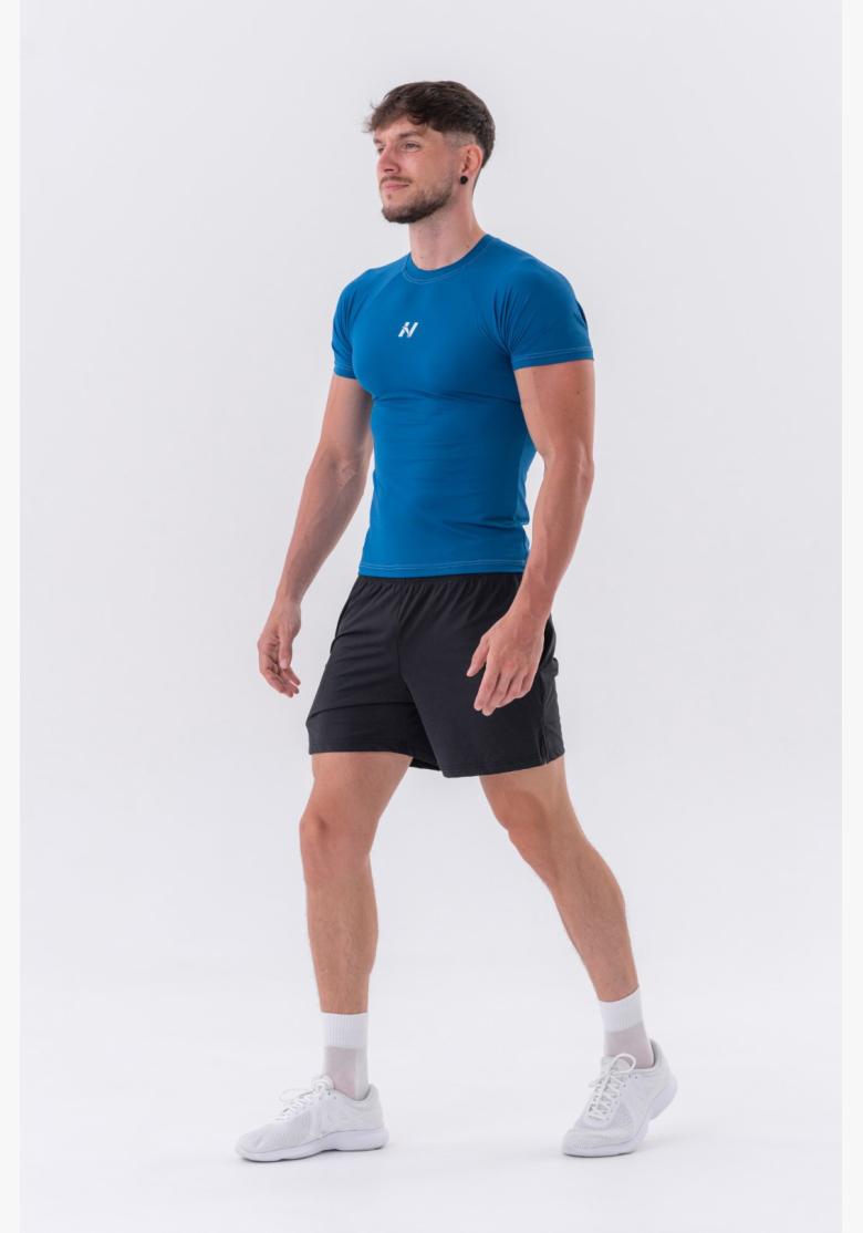 NEBBIA • NEBBIA Funkčné Slim-fit tričko modré • Nebshop.cz NEBBIA • NEBBIA Funkčné Slim-fit tričko modré • Nebshop.cz
