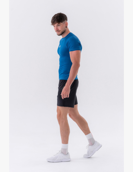 NEBBIA • NEBBIA Maglietta funzionale Slim-fit blu • Nebshop.cz