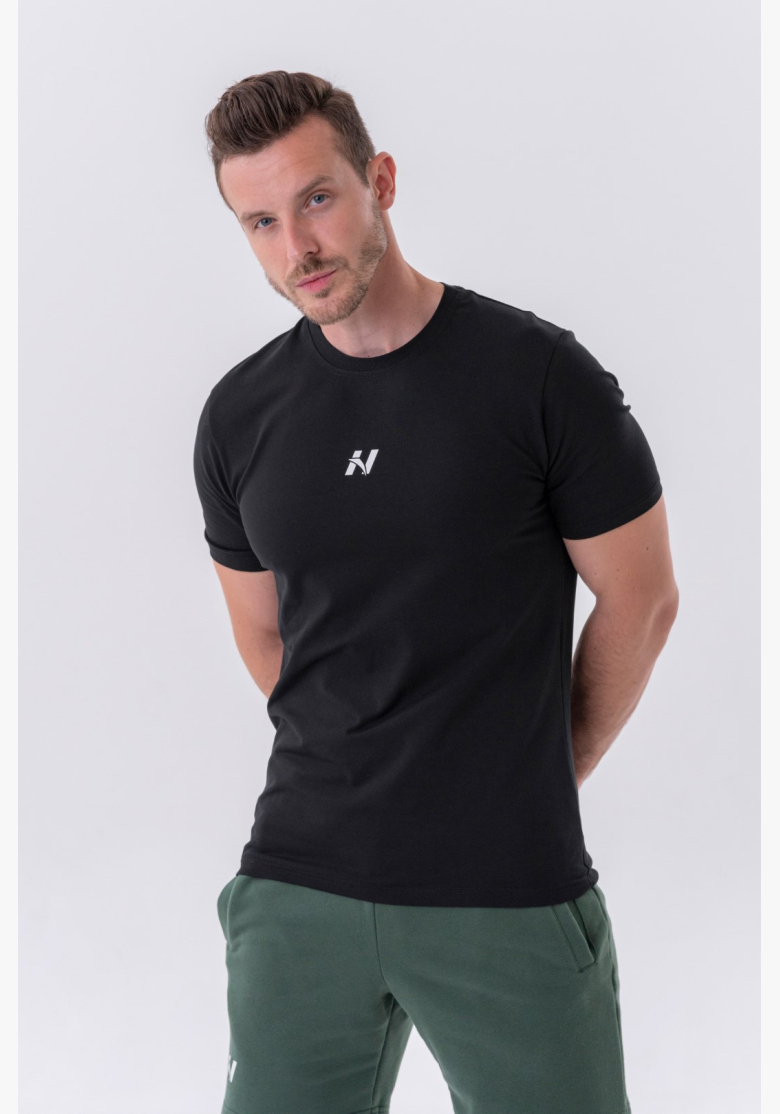 NEBBIA • NEBBIA Maglietta classica "Reset" nera • Nebshop.cz NEBBIA • NEBBIA Maglietta classica "Reset" nera • Nebshop.cz
