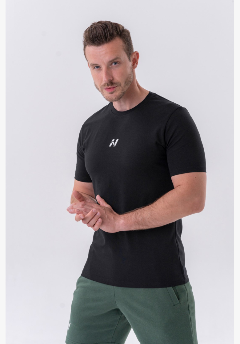 NEBBIA • NEBBIA Maglietta classica "Reset" nera • Nebshop.cz NEBBIA • NEBBIA Maglietta classica "Reset" nera • Nebshop.cz