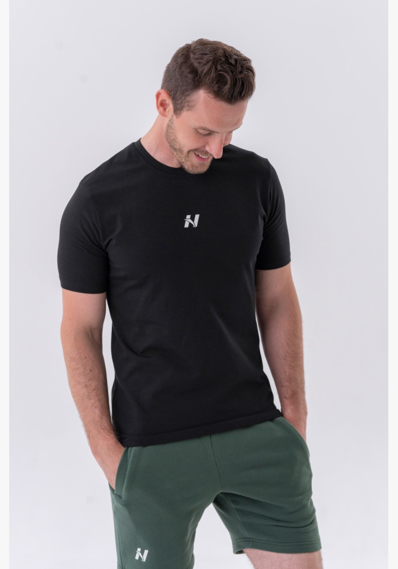 NEBBIA • NEBBIA Maglietta classica "Reset" nera • Nebshop.cz NEBBIA • NEBBIA Maglietta classica "Reset" nera • Nebshop.cz