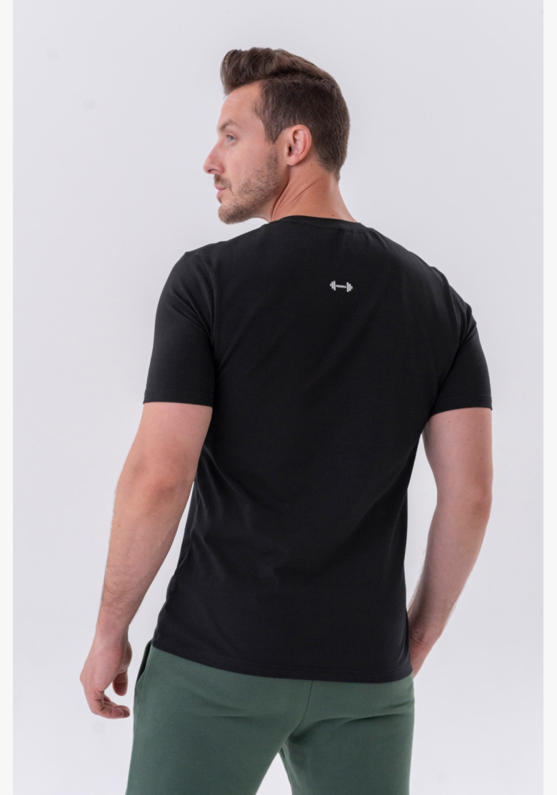 NEBBIA • NEBBIA Maglietta classica "Reset" nera • Nebshop.cz NEBBIA • NEBBIA Maglietta classica "Reset" nera • Nebshop.cz