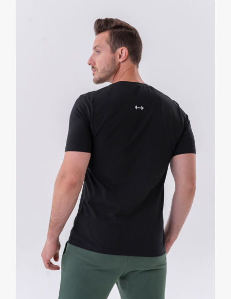 NEBBIA • NEBBIA Maglietta classica "Reset" nera • Nebshop.cz