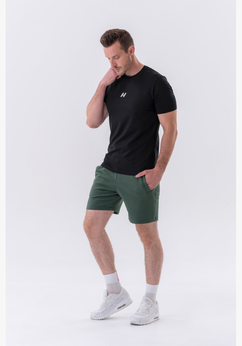 NEBBIA • NEBBIA Maglietta classica "Reset" nera • Nebshop.cz NEBBIA • NEBBIA Maglietta classica "Reset" nera • Nebshop.cz