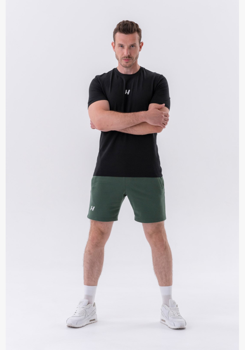 NEBBIA • NEBBIA Maglietta classica "Reset" nera • Nebshop.cz NEBBIA • NEBBIA Maglietta classica "Reset" nera • Nebshop.cz