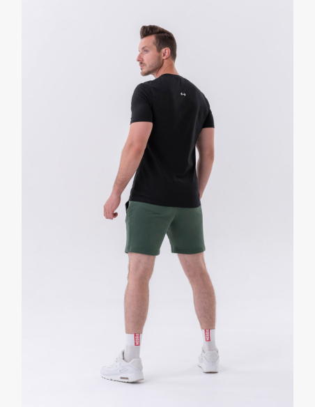 NEBBIA • NEBBIA Maglietta classica "Reset" nera • Nebshop.cz