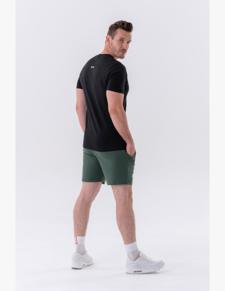 NEBBIA • NEBBIA Maglietta classica "Reset" nera • Nebshop.cz