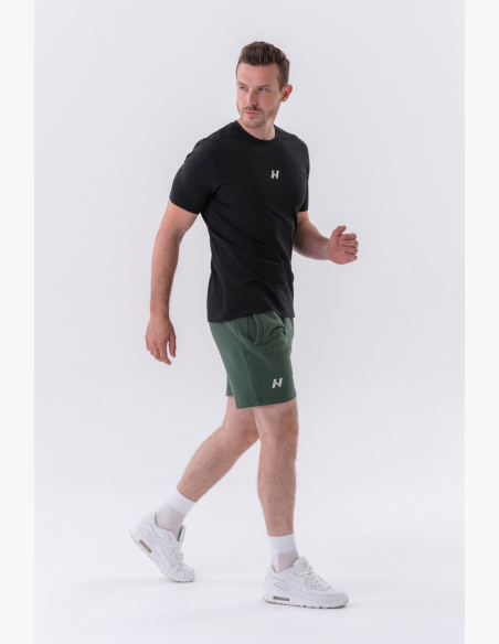 NEBBIA • NEBBIA Maglietta classica "Reset" nera • Nebshop.cz