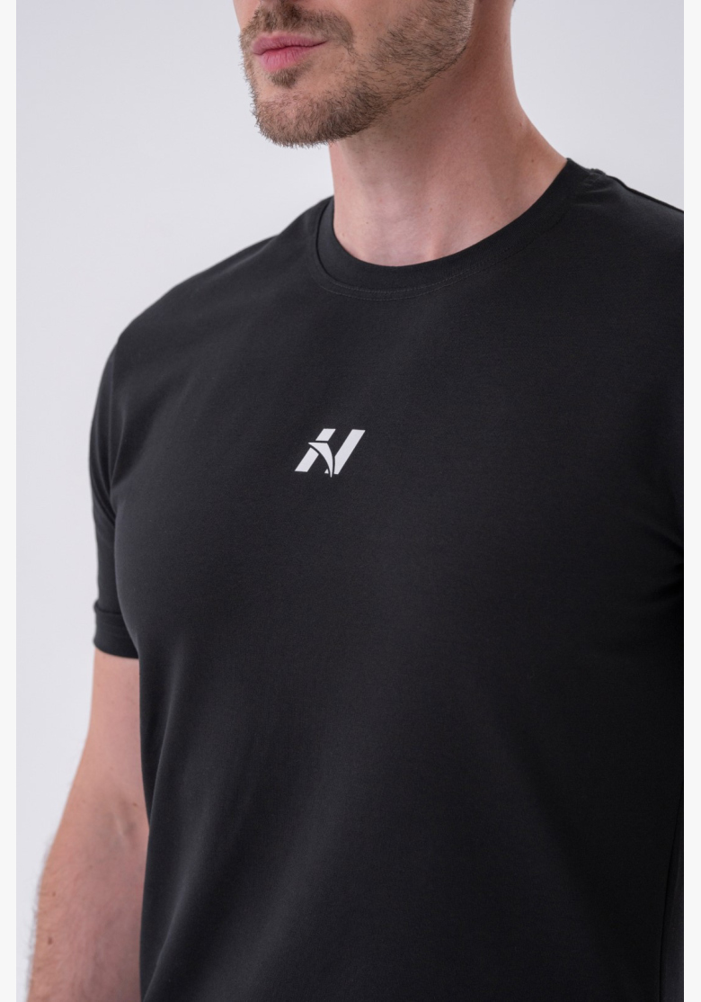 NEBBIA • NEBBIA Maglietta classica "Reset" nera • Nebshop.cz NEBBIA • NEBBIA Maglietta classica "Reset" nera • Nebshop.cz