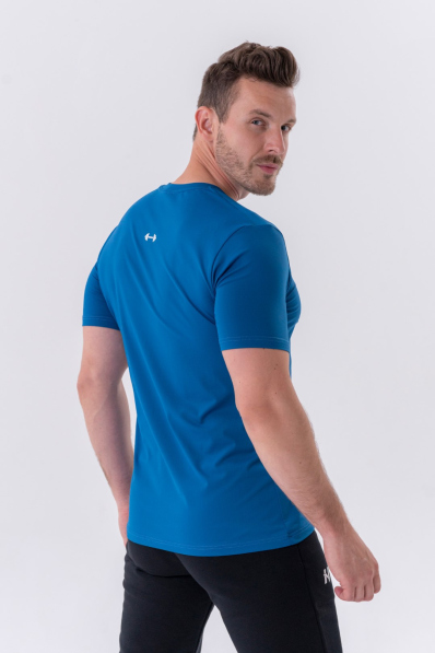 NEBBIA • NEBBIA Maglietta classica "Reset" blu • Nebshop.it 2
