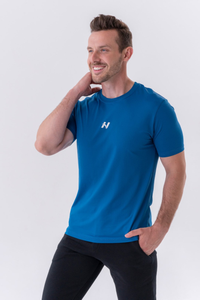 NEBBIA • NEBBIA Maglietta classica "Reset" blu • Nebshop.it