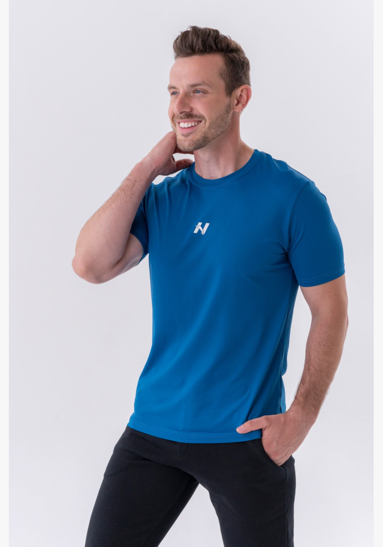 NEBBIA • NEBBIA Maglietta classica "Reset" blu • Nebshop.it NEBBIA • NEBBIA Maglietta classica "Reset" blu • Nebshop.it