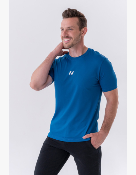 NEBBIA • NEBBIA Maglietta classica "Reset" blu • Nebshop.it