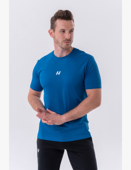 NEBBIA • NEBBIA Maglietta classica "Reset" blu • Nebshop.it