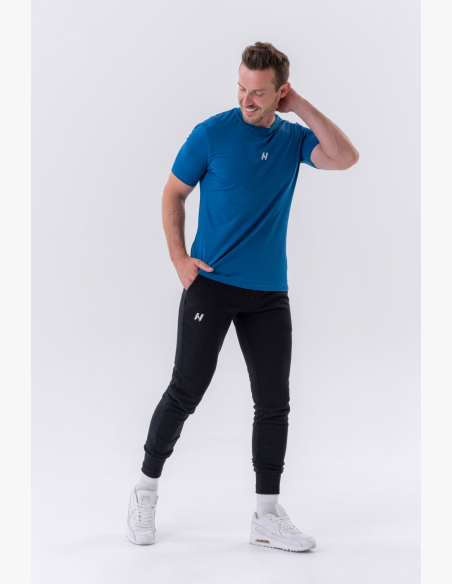 NEBBIA • NEBBIA Maglietta classica "Reset" blu • Nebshop.it
