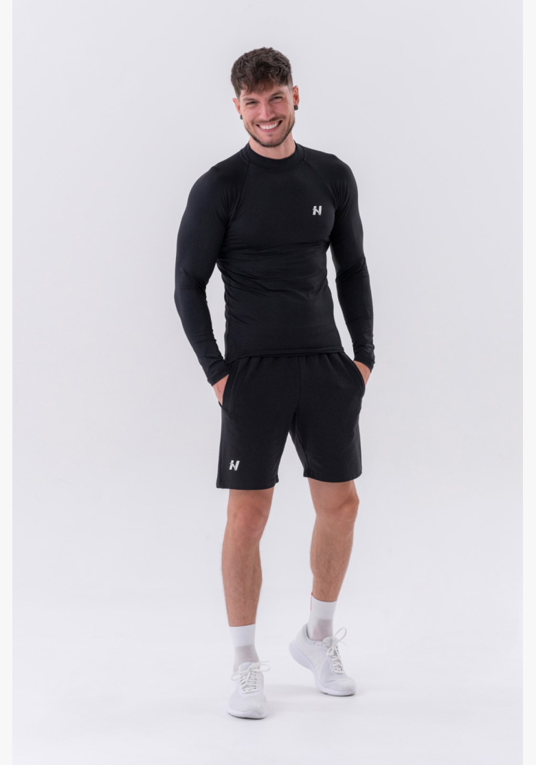 NEBBIA • NEBBIA T-shirt funzionale a maniche lunghe "Active" nera • Nebshop.it NEBBIA • NEBBIA T-shirt funzionale a maniche lunghe "Active" nera • Nebshop.it