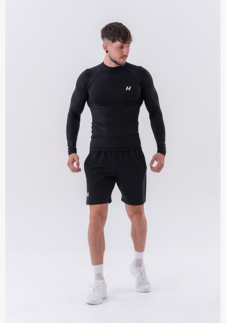 NEBBIA • NEBBIA T-shirt funzionale a maniche lunghe "Active" nera • Nebshop.it NEBBIA • NEBBIA T-shirt funzionale a maniche lunghe "Active" nera • Nebshop.it