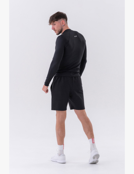 NEBBIA • NEBBIA T-shirt funzionale a maniche lunghe "Active" nera • Nebshop.it