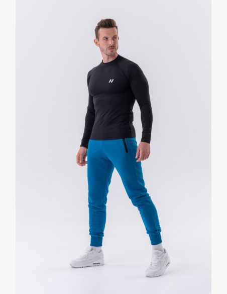 NEBBIA • NEBBIA Funkčné tričko s dlhým rukávom "Active" čierne • Nebshop.sk