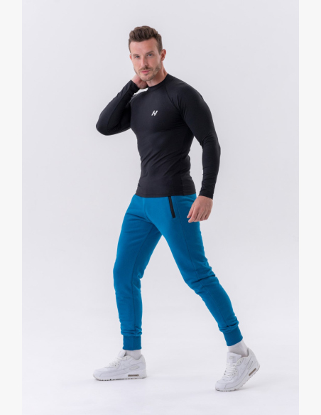 NEBBIA • NEBBIA Funkčné tričko s dlhým rukávom "Active" čierne • Nebshop.sk