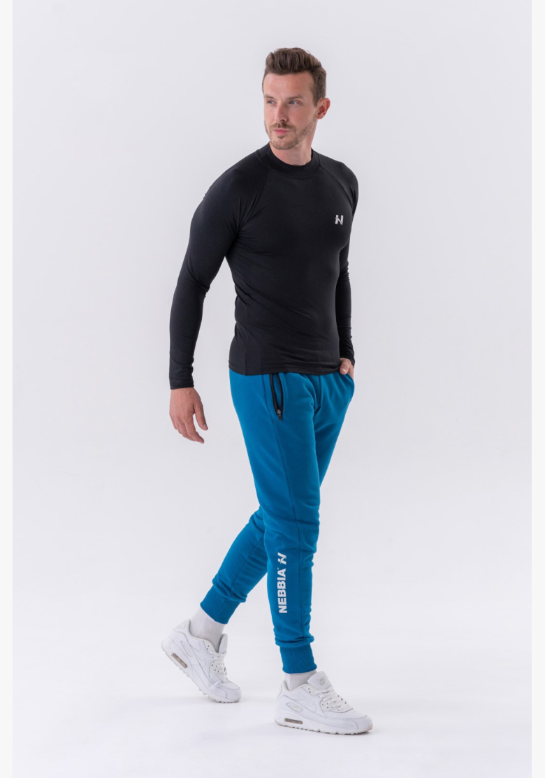 NEBBIA • NEBBIA T-shirt funzionale a maniche lunghe "Active" nera • Nebshop.it NEBBIA • NEBBIA T-shirt funzionale a maniche lunghe "Active" nera • Nebshop.it