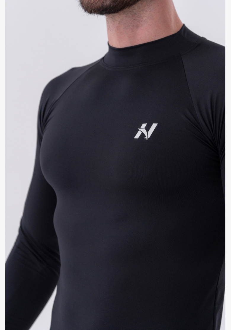NEBBIA • NEBBIA T-shirt funzionale a maniche lunghe "Active" nera • Nebshop.it NEBBIA • NEBBIA T-shirt funzionale a maniche lunghe "Active" nera • Nebshop.it